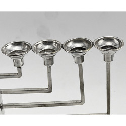 Good Quality Not Loaded Sterling Silver Menorah Lamp
