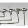 Good Quality Not Loaded Sterling Silver Menorah Lamp