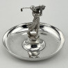 Sterling Silver Goldsmiths & Silversmiths Golf Related Dish (1950)