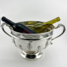 Impressive and Large Antique Sterling Silver Rose Bowl or Trophy Cup (1909)