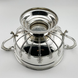 Impressive Large Antique Sterling Silver Rose Bowl or Trophy Cup