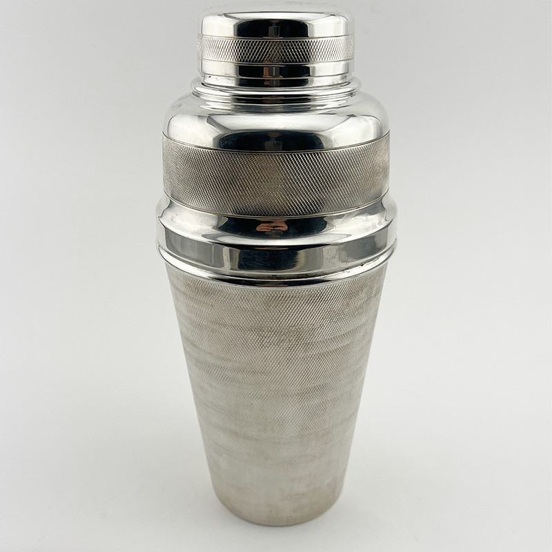 Large J. B. Chatterley & Sons Silver Plated Cocktail Shaker (c.1940)
