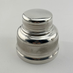 Large J. B. Chatterley & Sons Silver Plated Cocktail Shaker