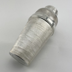 Large J. B. Chatterley & Sons Silver Plated Cocktail Shaker
