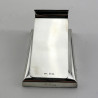 Stylish Rectangular Antique Sterling Silver Desk Paper Clip