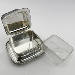 Rectangular Victorian Elkington & Co Butter or Sardine Dish