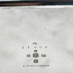 Rectangular Victorian Elkington & Co Butter or Sardine Dish