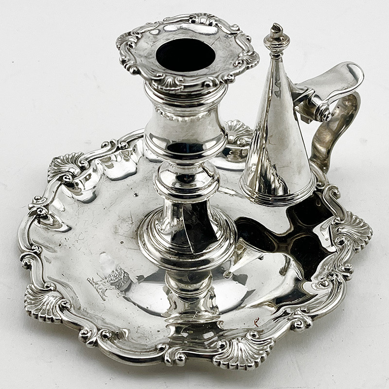 George III Sterling Silver Chamberstick (1832)