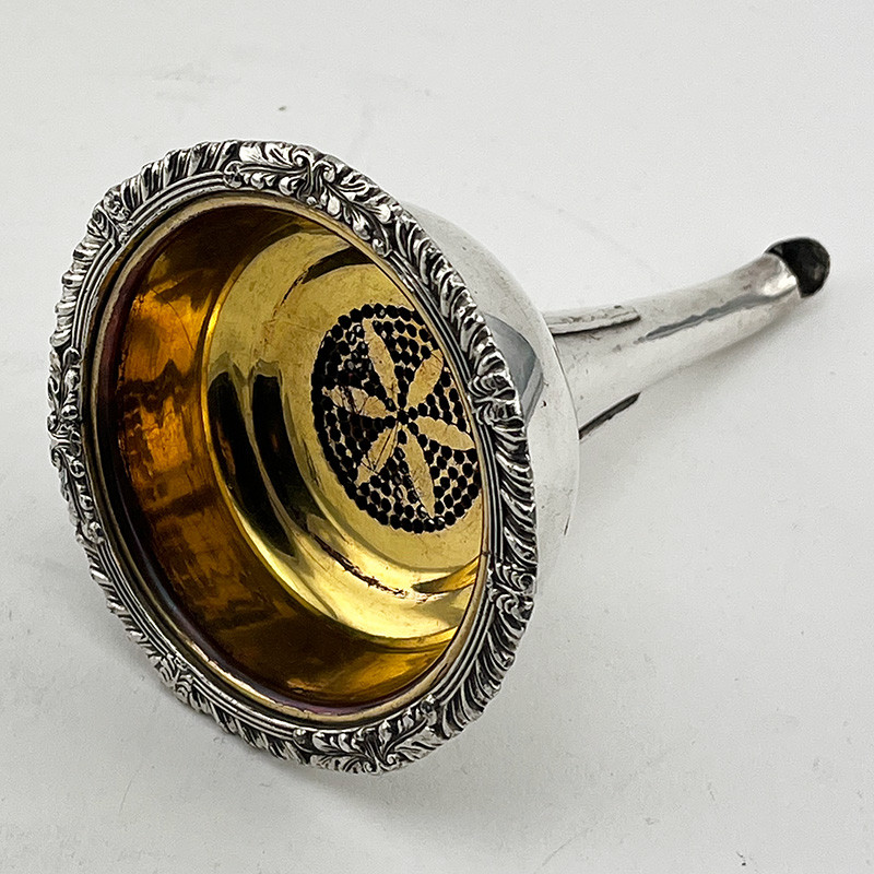 Fine Original Old Sheffield Plate Wine Funnel (c.1825)