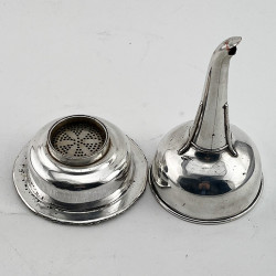 Fine Original Old Sheffield Plate Wine Funnel