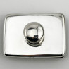 Rectangular Antique Sterling Silver Desk Ink Blotter