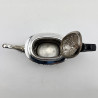 Pretty Sterling Silver Late Victorian Three Piece Bachelor Tea Set