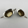 Pretty Sterling Silver Late Victorian Three Piece Bachelor Tea Set
