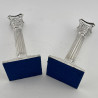 Pair of Edwardian Sterling Silver Candlesticks in Corinthian Style