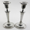 Attractive Pair of Late Victorian Sterling Silver Candlesticks (1899)