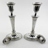 Attractive Pair of Late Victorian Sterling Silver Candlesticks