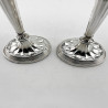 Attractive Pair of Late Victorian Sterling Silver Candlesticks