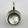 Beautifully Engraved Victorian Sterling Silver Childs Christening Mug