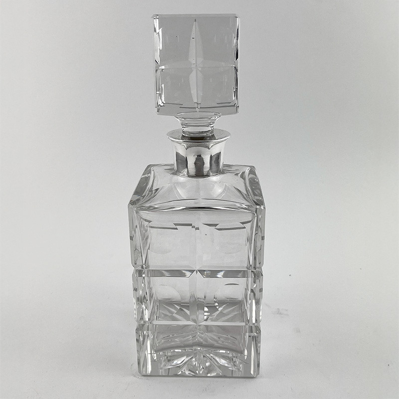 Good Quality Sterling Silver Necked Decanter (1972)