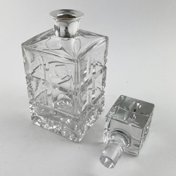 Good Quality Sterling Silver Necked Decanter