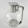 Stylish Edwardian Sterling Silver Mounted Claret Jug