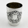 Pretty Victorian Sterling Silver Christening Mug