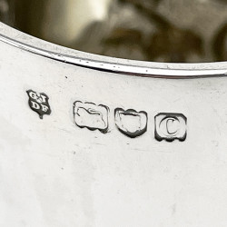 Pretty Victorian Sterling Silver Christening Mug