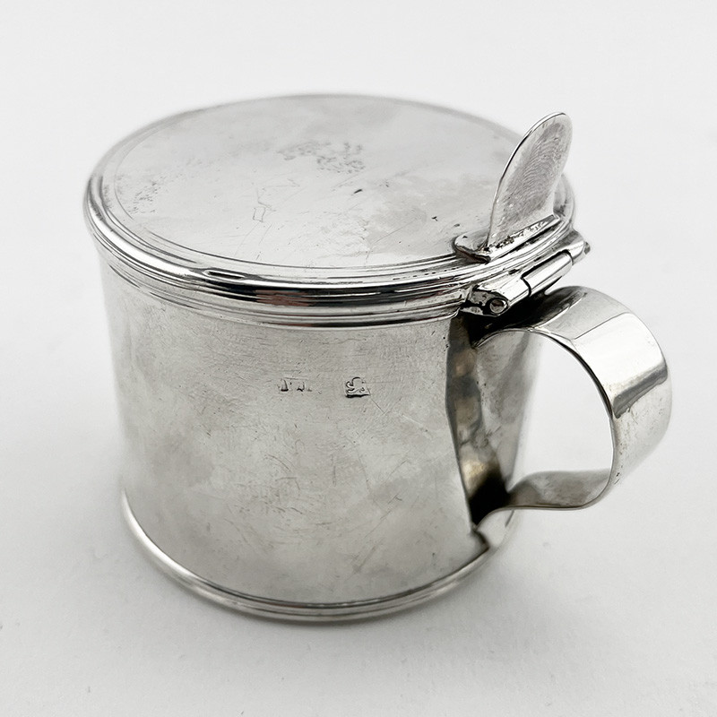Plain George III Sterling Silver Mustard Pot (c.1765)