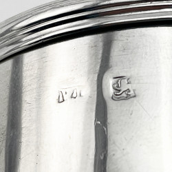Plain George III Sterling Silver Mustard Pot