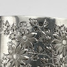Pretty Pair of Victorian Boxed Sterling Silver Napkin Rings