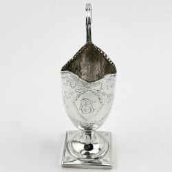 Decorative George III Sterling Silver Cream Jug