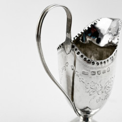 Decorative George III Sterling Silver Cream Jug