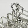 Charming Rectangular Edwardian Sterling Silver Toast Rack