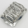 Charming Rectangular Edwardian Sterling Silver Toast Rack