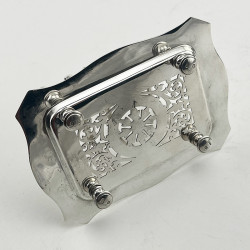 Charming Rectangular Edwardian Sterling Silver Toast Rack