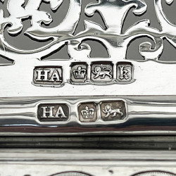 Charming Rectangular Edwardian Sterling Silver Toast Rack