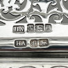 Charming Rectangular Edwardian Sterling Silver Toast Rack