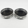 Pair of George III Old Sheffield Plate Wine Coasters (c.1790)
