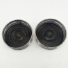 Pair of George III Old Sheffield Plate Wine Coasters