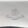 Impressive Rectangular Edwardian Sterling Silver Cigar or Trinket Box