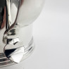 Large Victorian Sterling Silver Three Pint Lidded Tankard