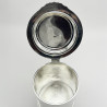 Large Victorian Sterling Silver Three Pint Lidded Tankard