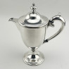 Victorian Silver Plated Argyle with Crested Plain Urn Shaped Body (c.1900)