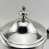 Victorian Silver Plated Argyle with Crested Plain Urn Shaped Body