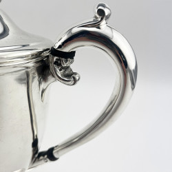 Victorian Silver Plated Argyle with Crested Plain Urn Shaped Body