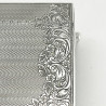 Unusual Shaped Sterling Silver Jewellery or Trinket Box