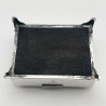 Unusual Shaped Sterling Silver Jewellery or Trinket Box
