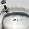 Charming George II Embossed Sterling Silver Sauce Boat