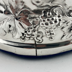 Pair of Decorative Victorian Silver Plated Wine Coasters