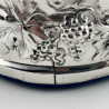 Pair of Decorative Victorian Silver Plated Wine Coasters